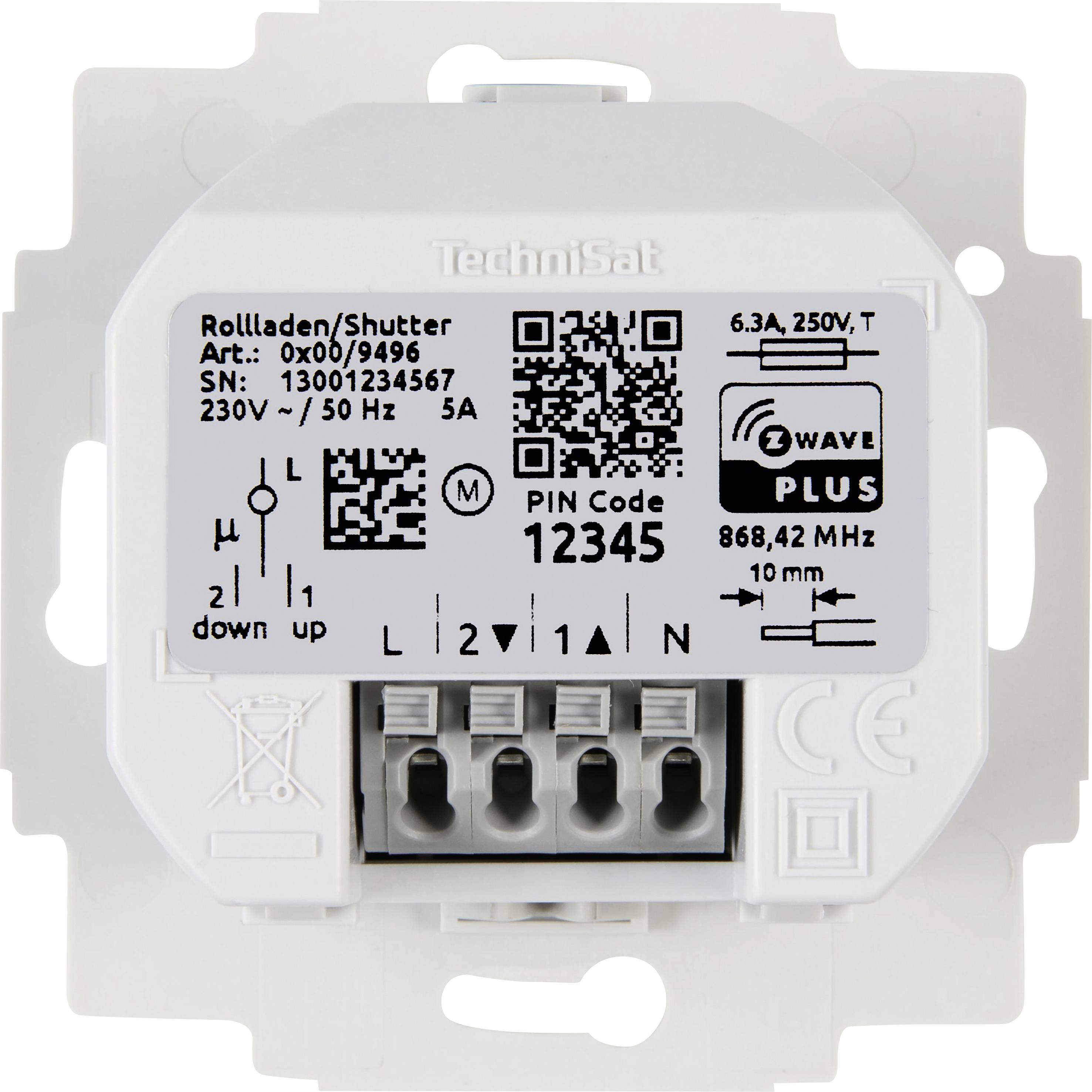 TechniSat Z-Wave, Z-Wave+ Blinds actuator