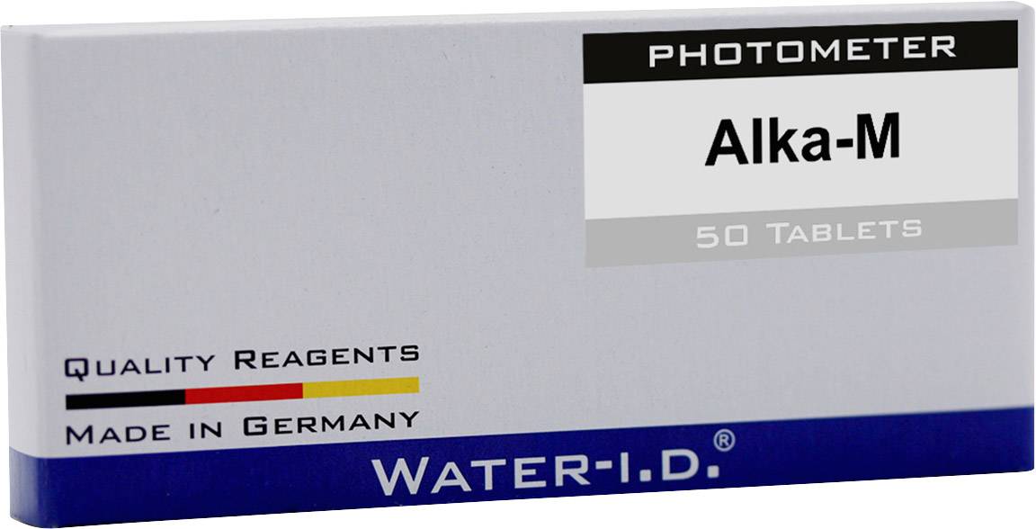 Water ID 50 Tabletten Alkalinität Photometer Tablets