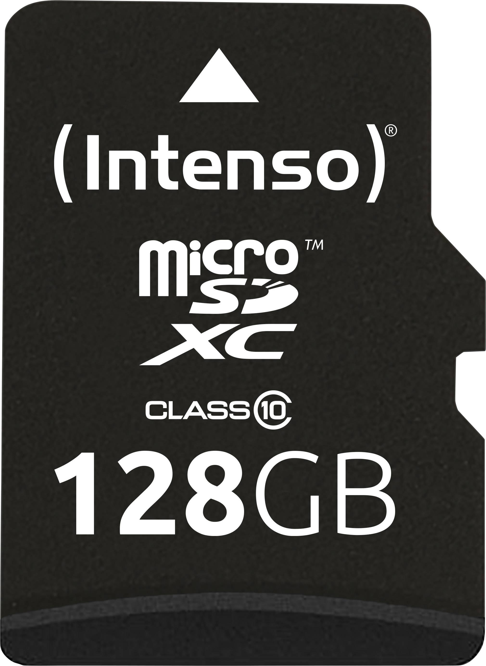 Intenso microSDXC card 128 GB Class 10 incl. SD adapter