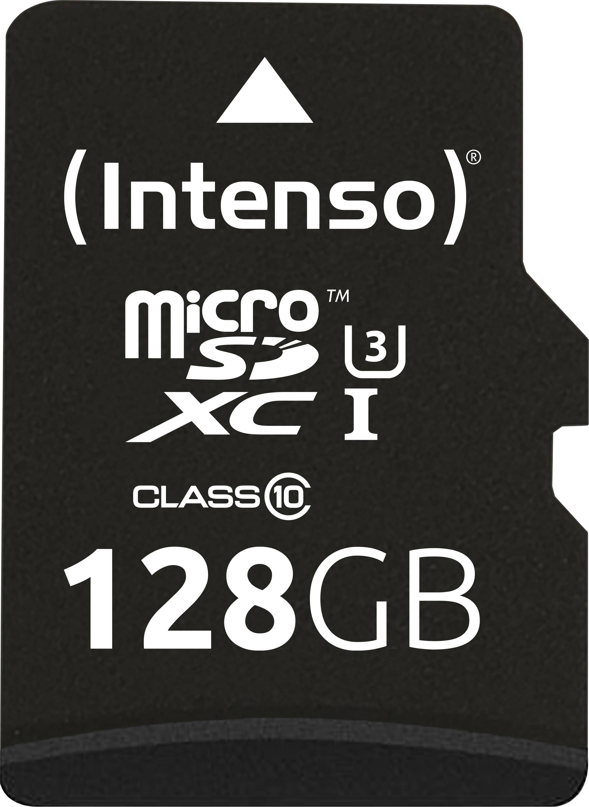 Intenso Professional microSDXC card 128 GB Class 10, UHS-I incl. SD adapter