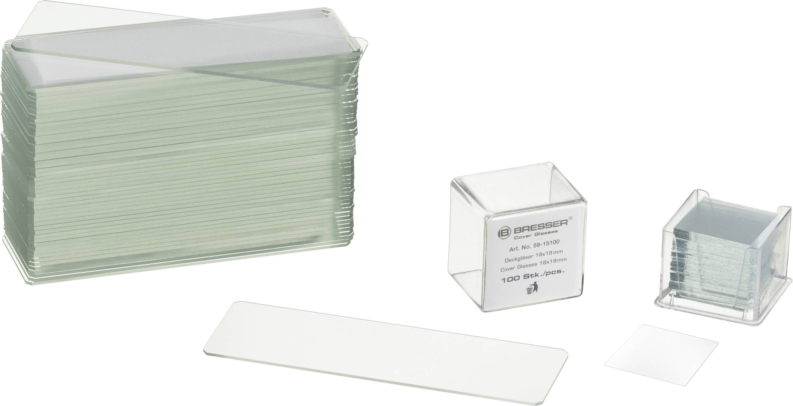 Bresser Optik Set 50/100er 5916000 Microscope slide Compatible with (microscope brand) Bresser Optik