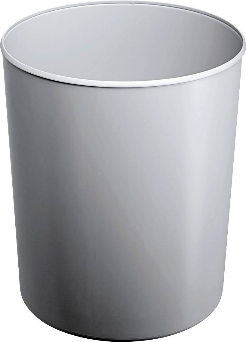 HAN 1814-S-11 1814-S-11 Safety waste paper basket 13 l (Ø x H) 219 mm x 300 mm Plastic, Polystyrene Light grey 1 pc(s)