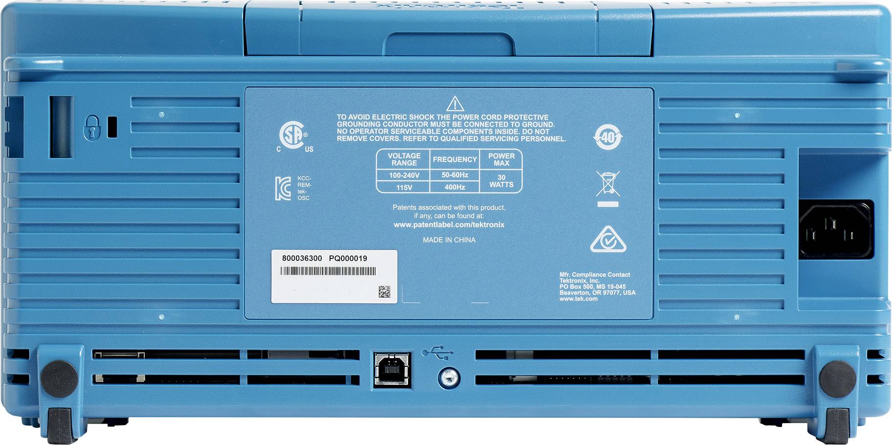 Tektronix TBS1202C Digital 200 MHz 1 GS/s 20 KP 8 Bit 1 pc(s)