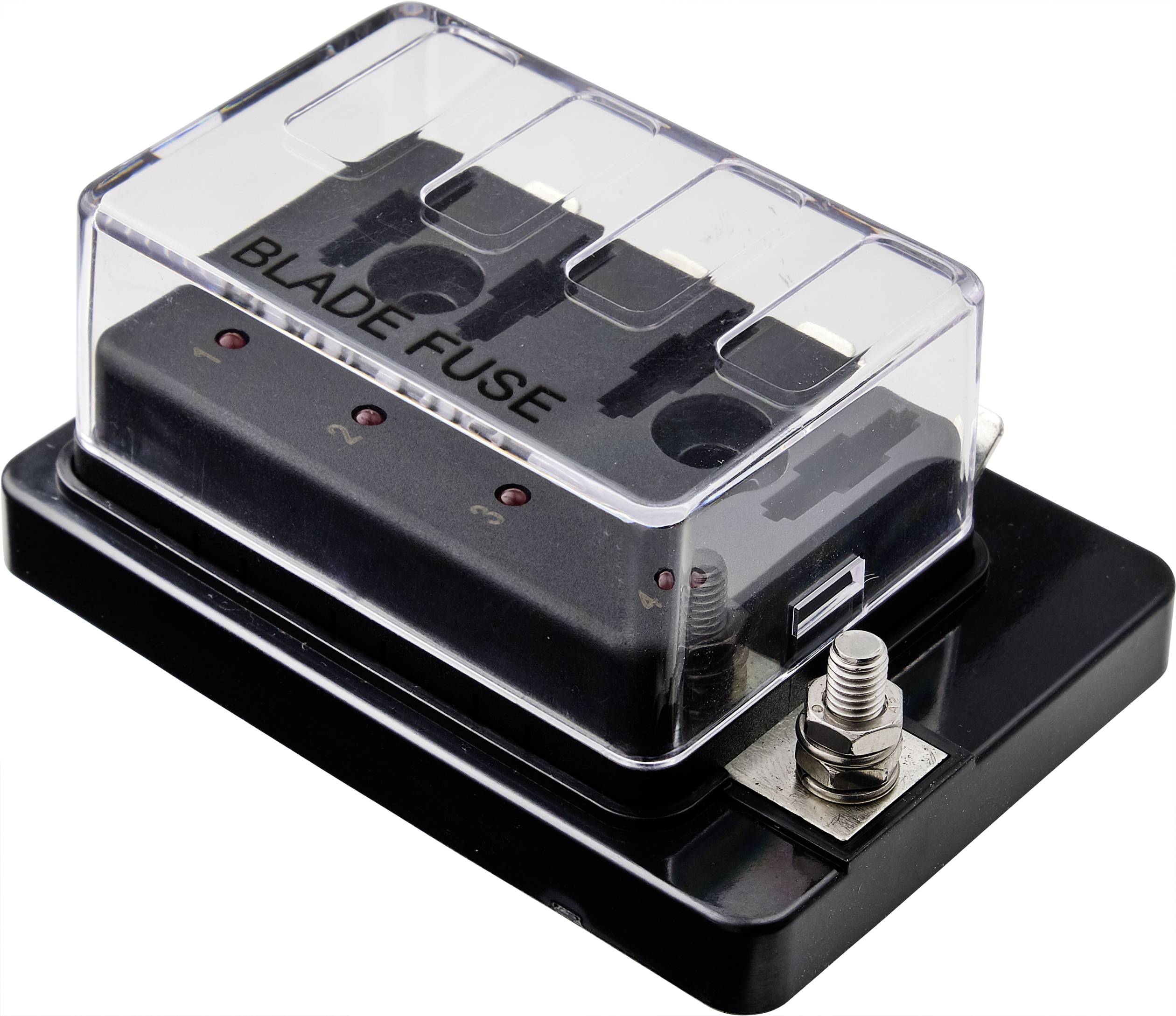 TRU COMPONENTS TC-9070396 TC-9070396 Car fuse holder incl. status indicator Suitable for Blade-type fuse (standard) 30 A 32 V DC