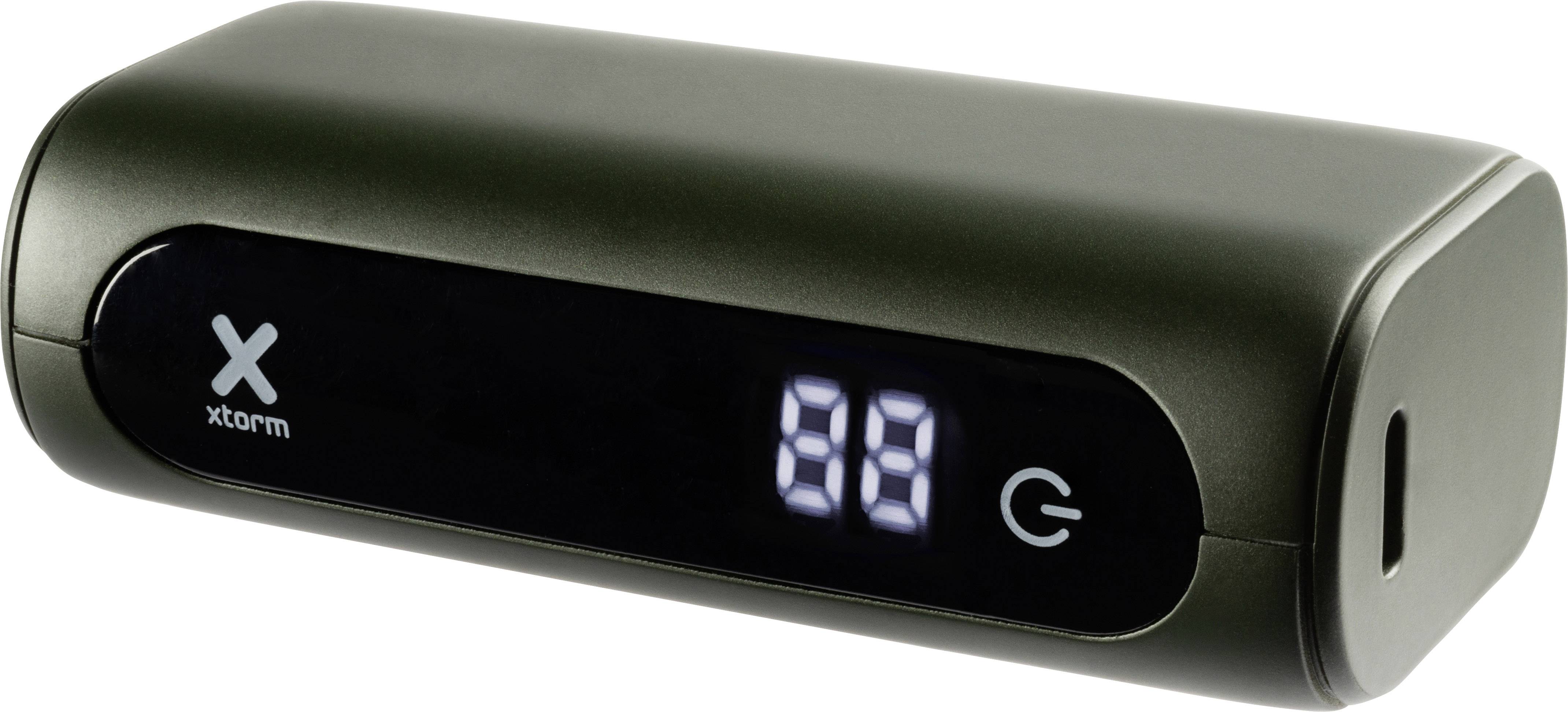 Xtorm by A-Solar Go5000 Power bank 5000 mAh LiPo Dark green Status display