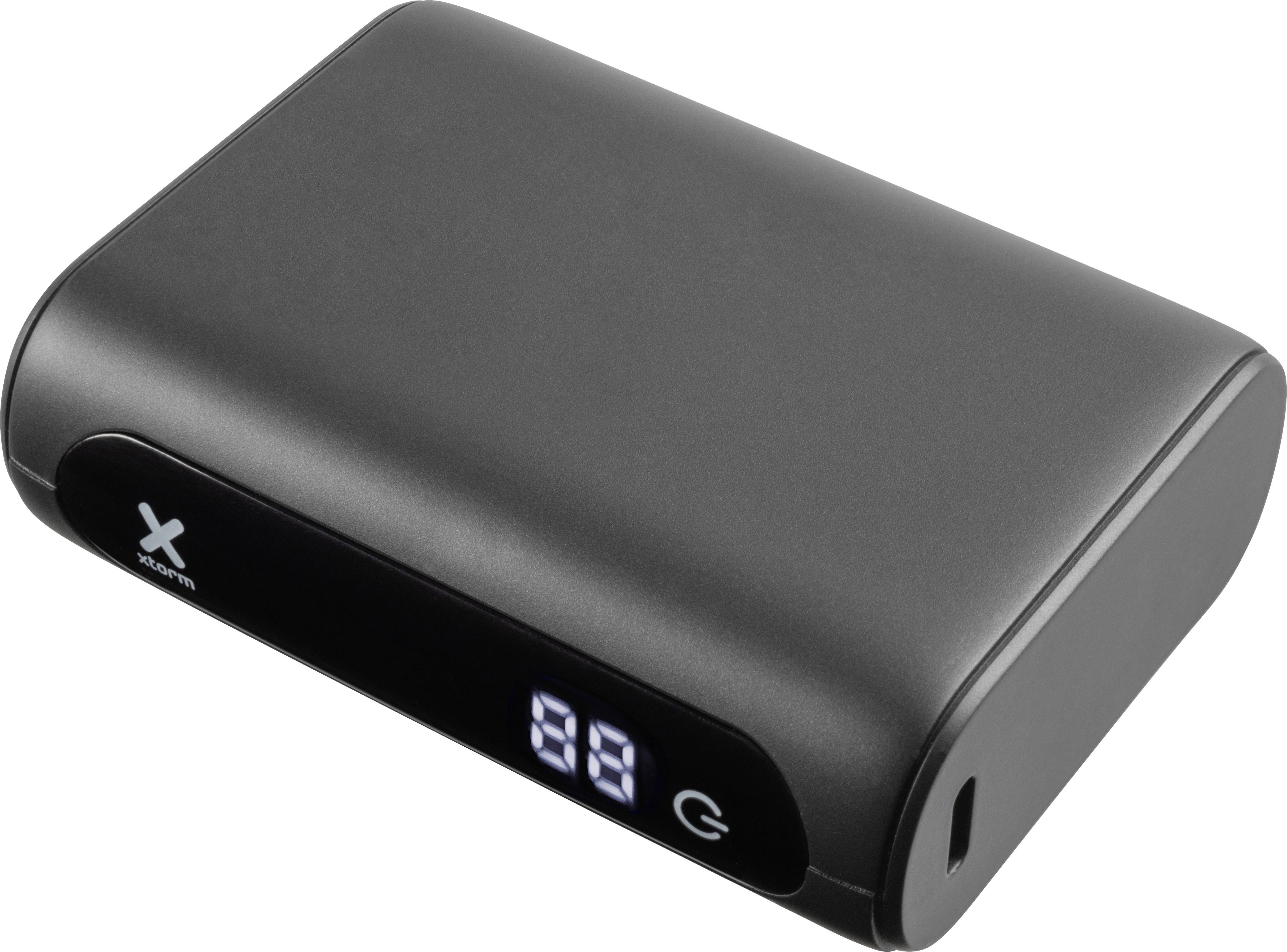 Xtorm by A-Solar Go10000 Power bank 10000 mAh LiPo Space Grey Status display