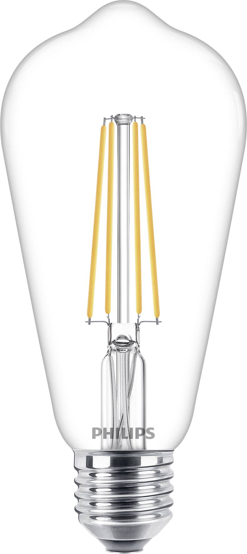 Philips LED 76303900 LED (monochrome) EEC F (A - G) E-27 Special shape 4.3 W = 40 W Warm white (Ø x L) 6.4 cm x 14 cm 1 pc(s)