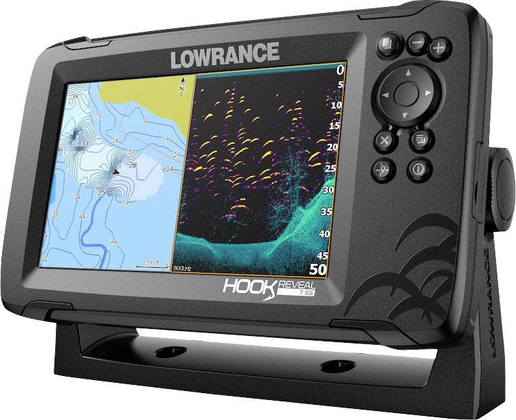 Lowrance Hook Reveal 7 Fishfinder, Chart plotter