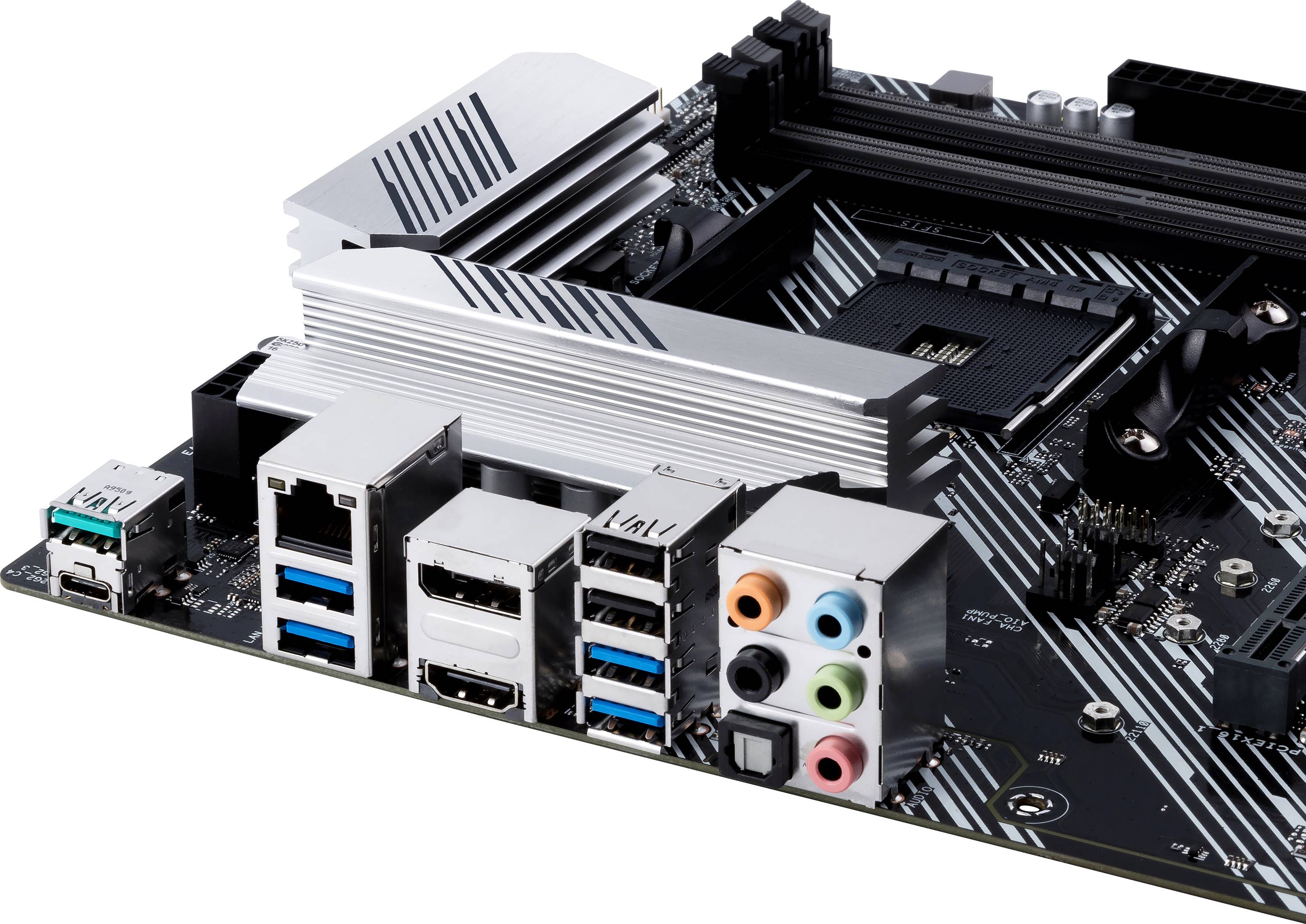 Asus PRIME B550-PLUS Motherboard PC base AMD AM4 Form factor ATX Motherboard chipset AMD® B550