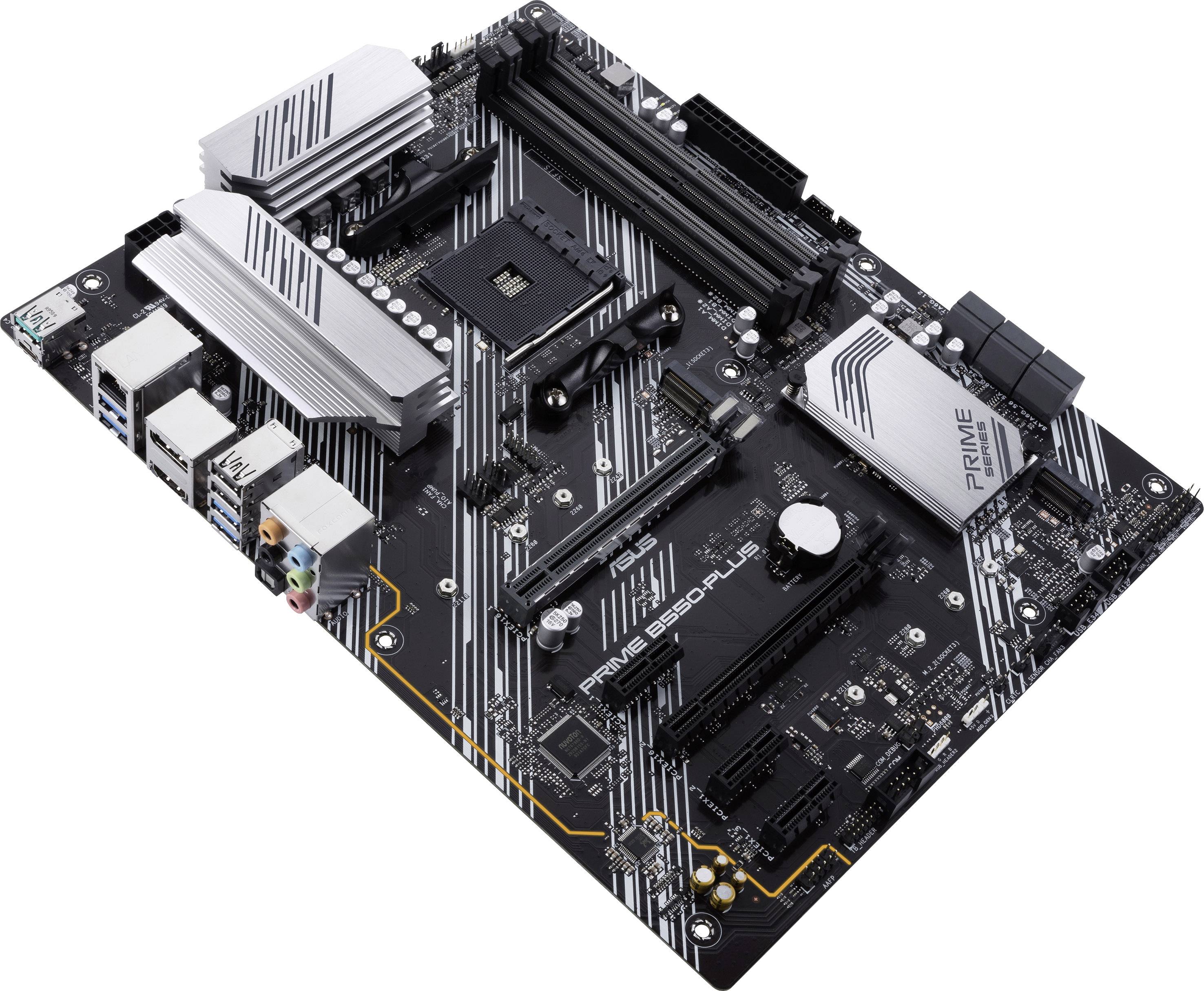 Asus PRIME B550-PLUS Motherboard PC base AMD AM4 Form factor ATX Motherboard chipset AMD® B550