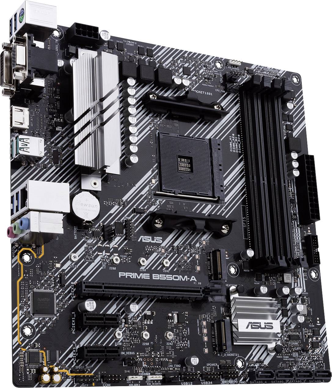 Asus PRIME B550M-A Motherboard PC base AMD AM4 Form factor Micro-ATX Motherboard chipset AMD® B550
