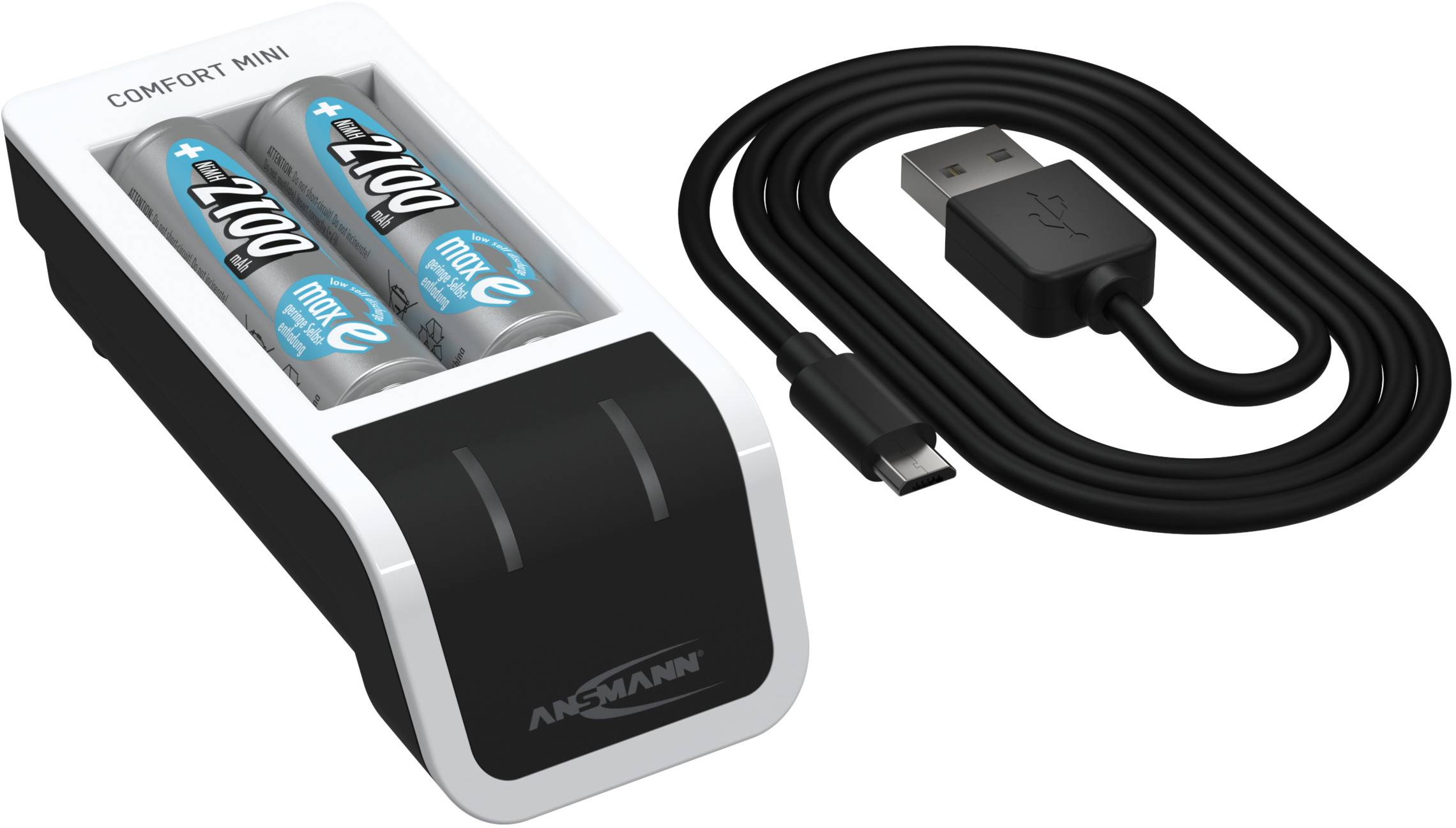 Ansmann Comfort Mini Charger for cylindrical cells NiMH AAA , AA