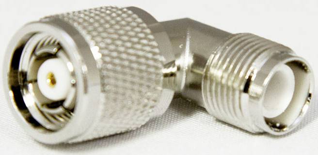 Acceltex Solutions ATS-RPTNCJ-RPTNCP-RA Adapter 1 x RP-TNC socket 1 x RP-TNC plug angled on one side