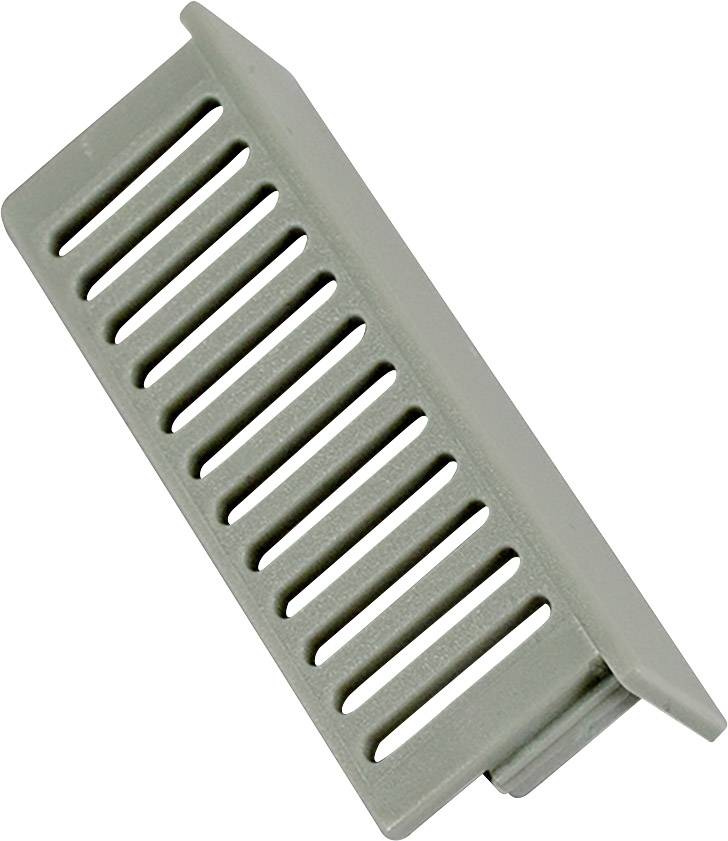 Hammond Electronics DIN rail casing (lid) 52 x 10 x 16 Polycarbonate (PC) Light grey