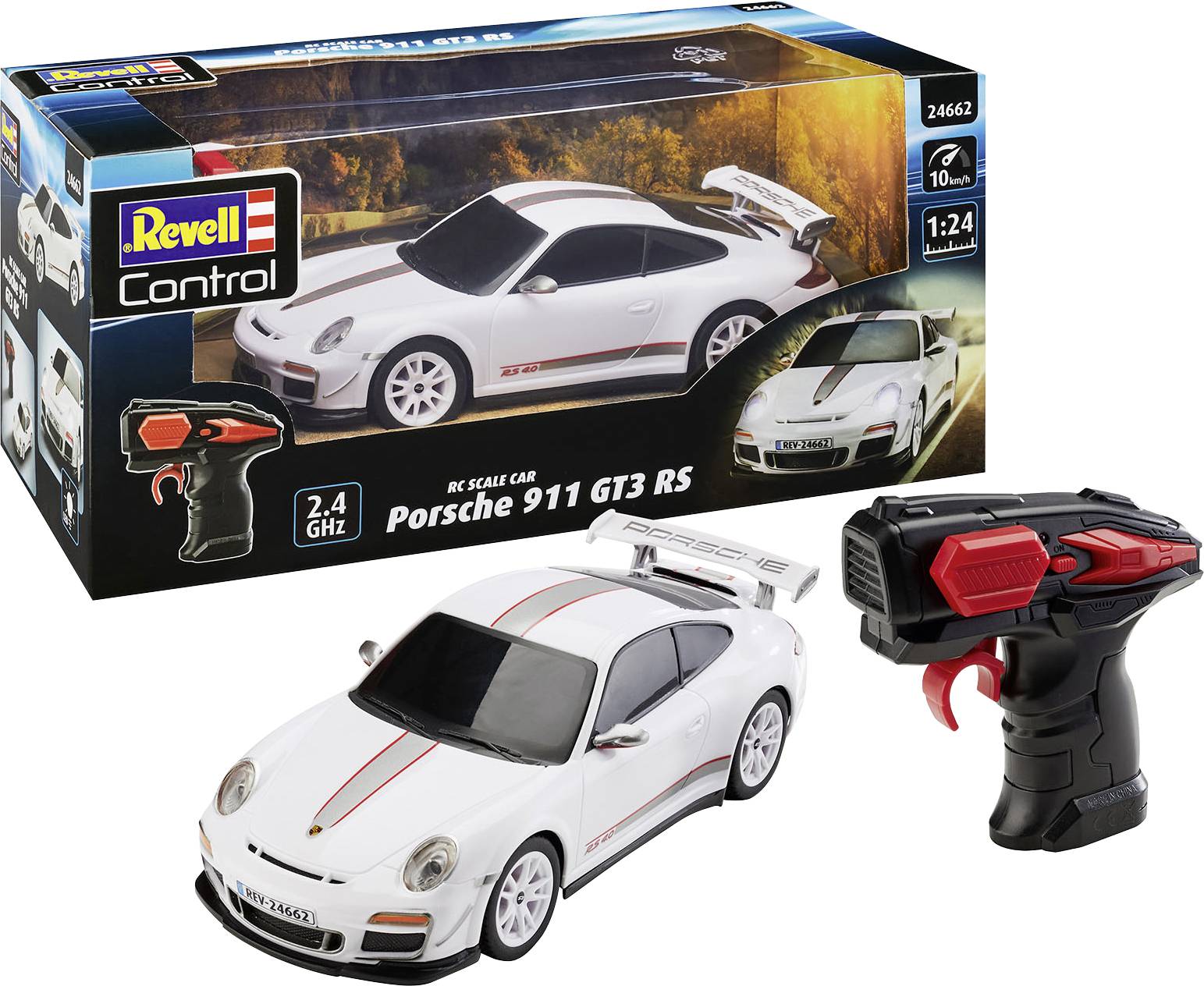 Revell Control 24662 Porsche 911 GT3 RS 1:24 RC model car for beginners Electric Road version