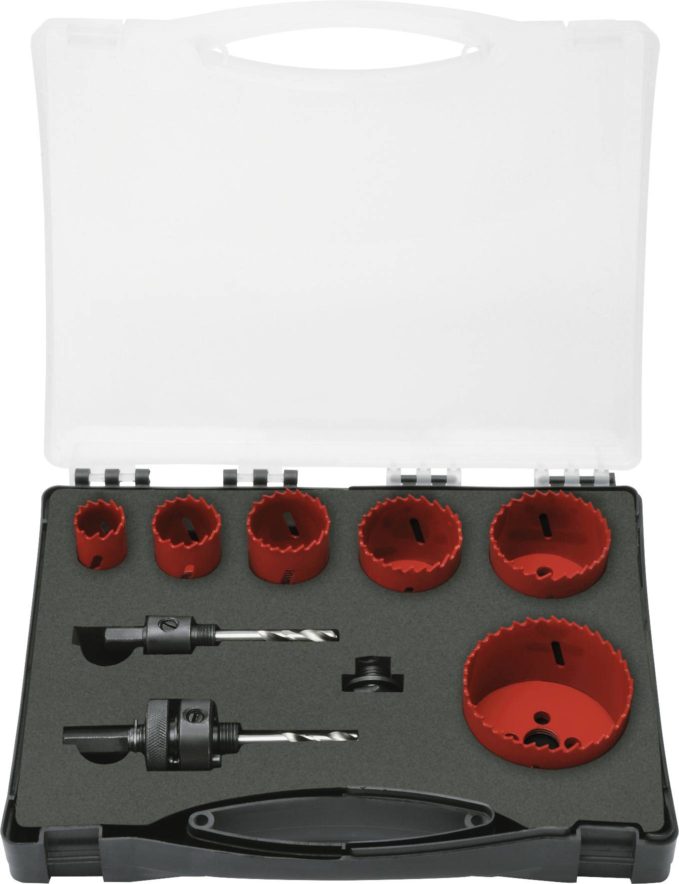 Exact 70616 Hole saw set 10-piece 1 Set