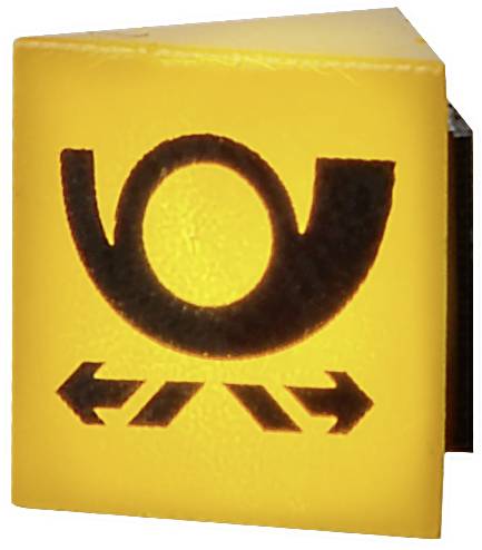 Viessmann Modelltechnik 1371 H0 POST advertisement with LED lighting Assembled