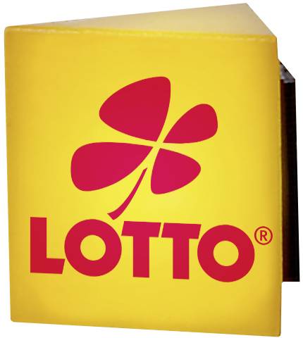 Viessmann Modelltechnik 1374 H0 advertising sign LOTTO with LED lighting Assembled