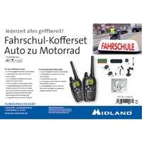 Midland Fahrschul-Kofferset Car to Bike G7 Pro C1090.S7 LPD/PMR handheld transceiver 2-piece set Midland Fahrschul-Kofferset Car to Bike G7 Pro C1090.S7 LPD/PMR handheld transceiver 2-piece set