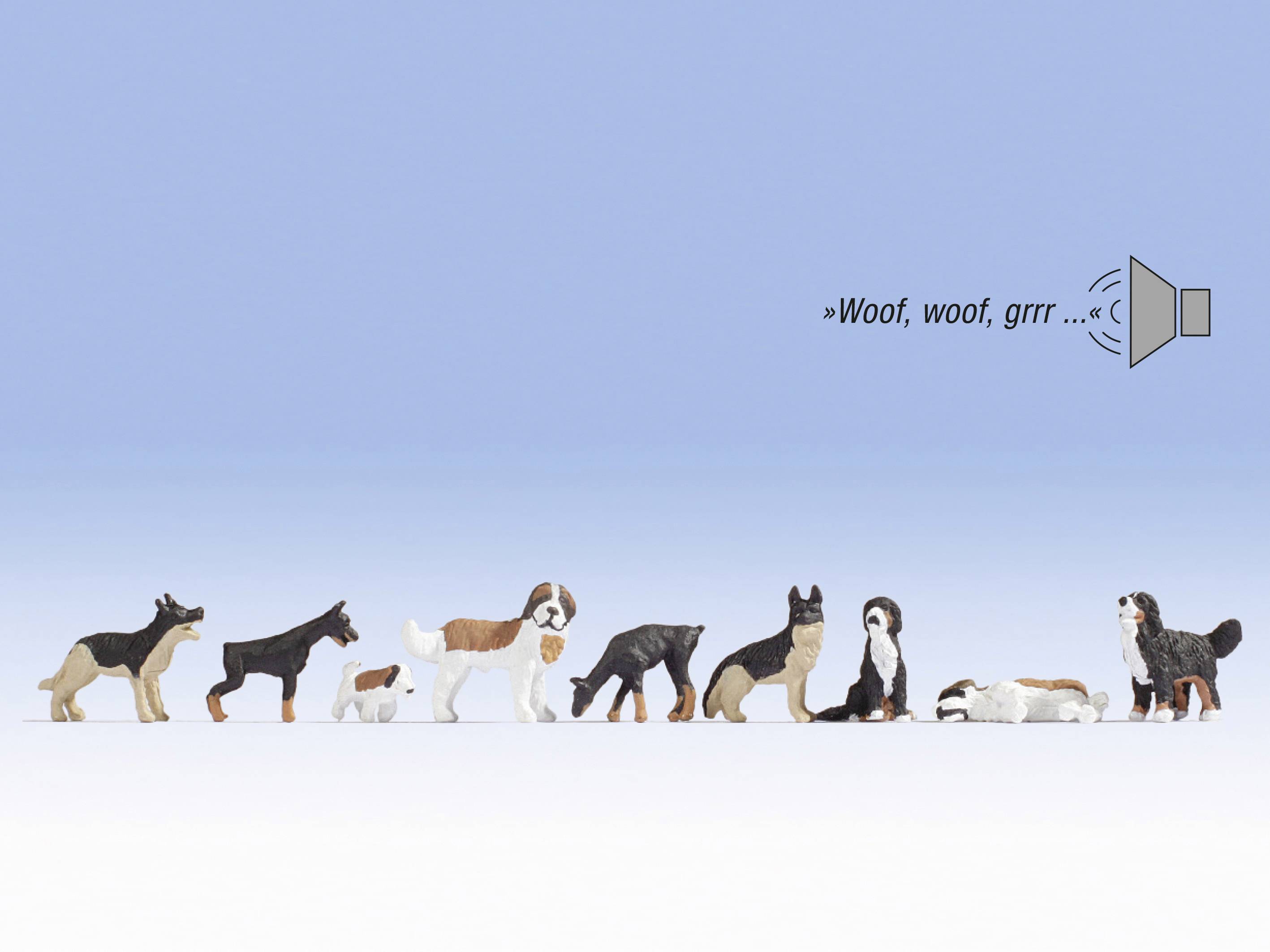 NOCH H0 Dogs Prefab component, Sound effect