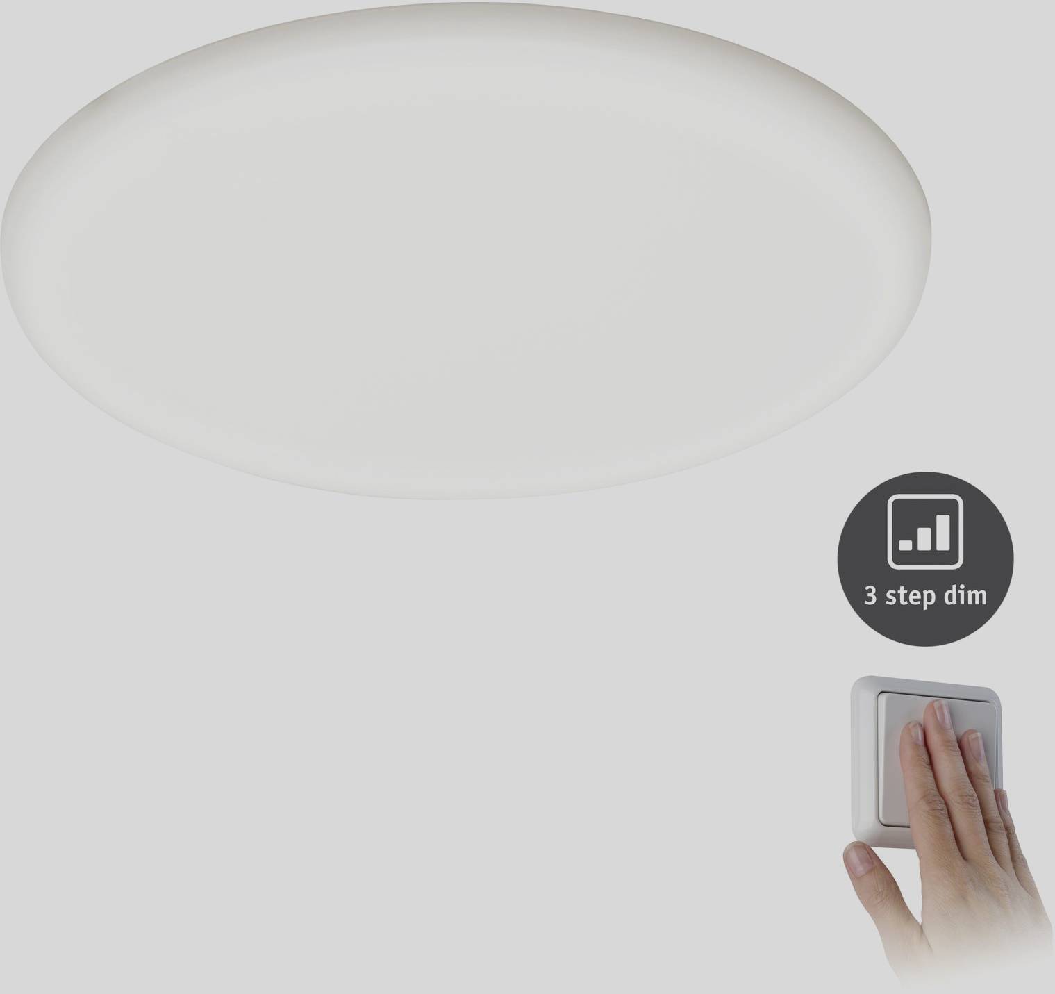 Paulmann 93068 EB Panel Veluna VariFit LED recessed light 22 W Satin
