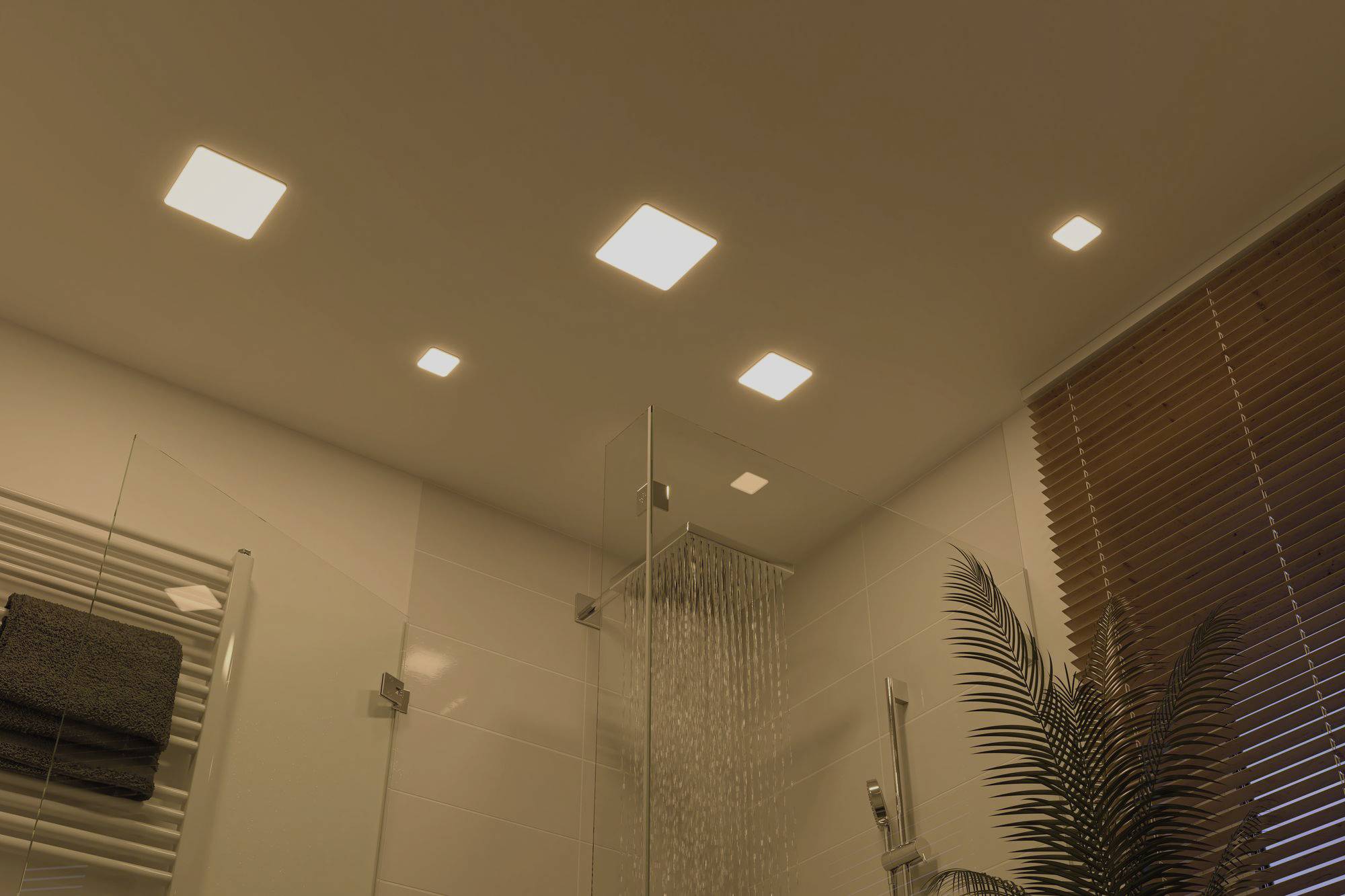Paulmann 92393 EB Panel Veluna VariFit LED recessed light 4.50 W Satin