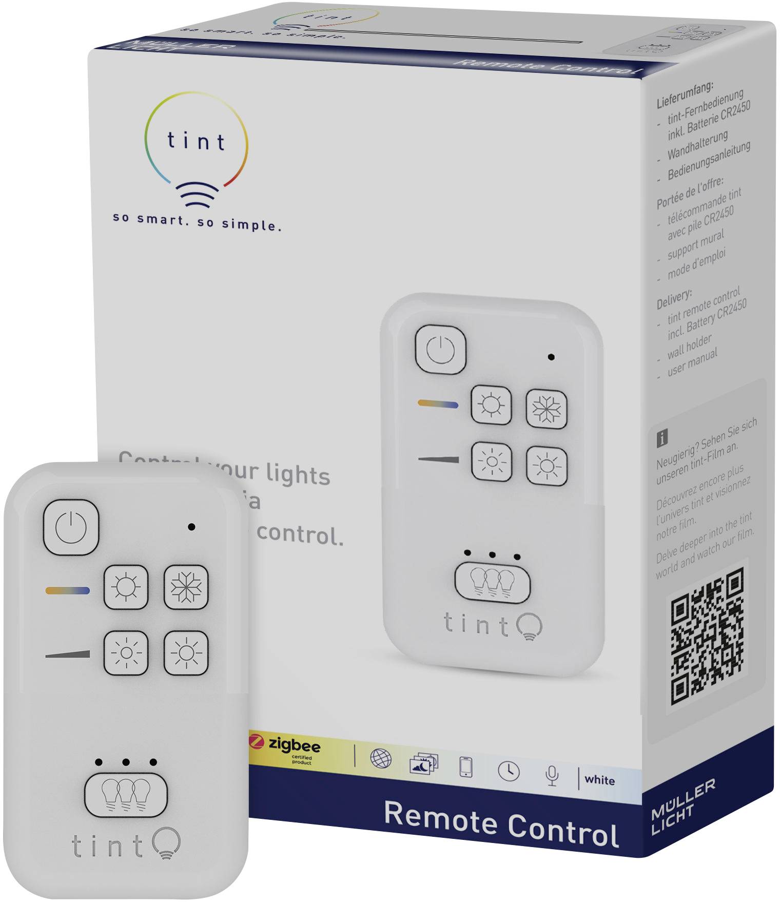 Müller-Licht tint Remote control
