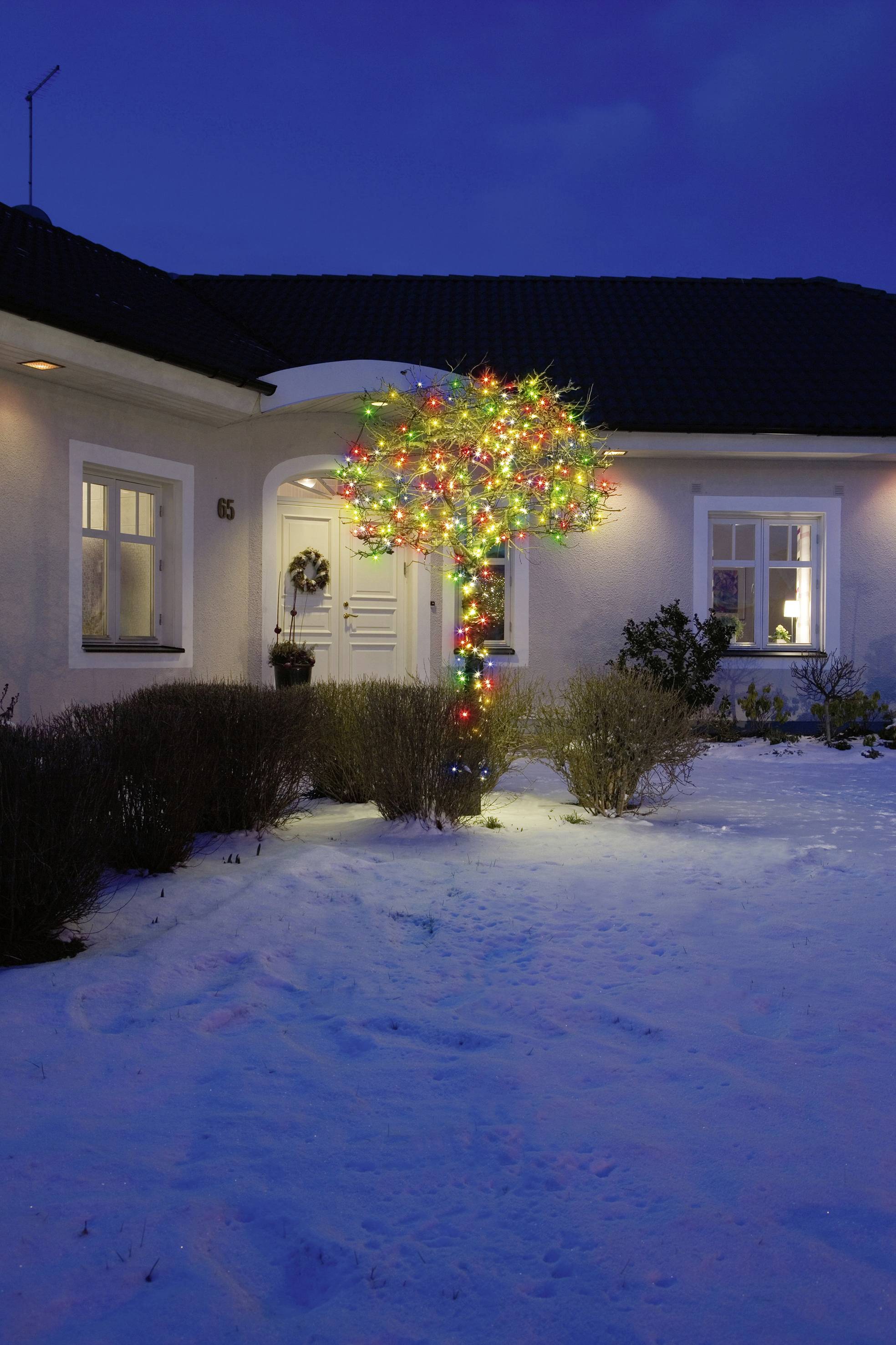 Konstsmide 3632-500 Micro holiday lights Outside mains-powered No. of bulbs 180 LED (monochrome) Multi-colour Illuminated length