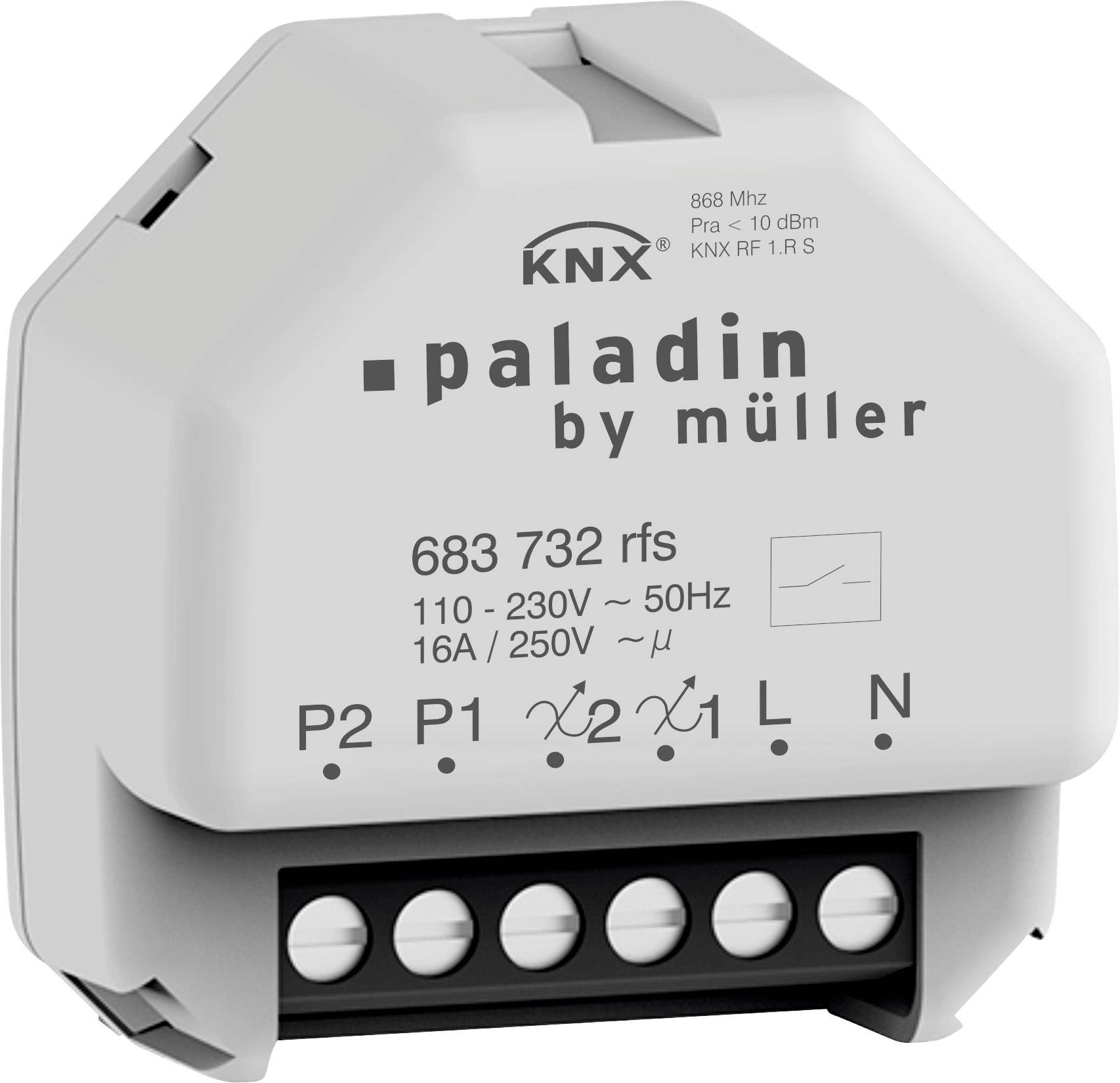 Paladin KNX 23983 Wireless switching actuator 2-channel Max. range (open field) 100 m 683 732 rfs