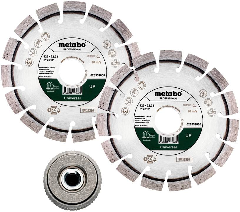 Metabo 628582000 Diamond cutting disc Diameter 125 mm Bore diameter 22.23 mm 1 pc(s)