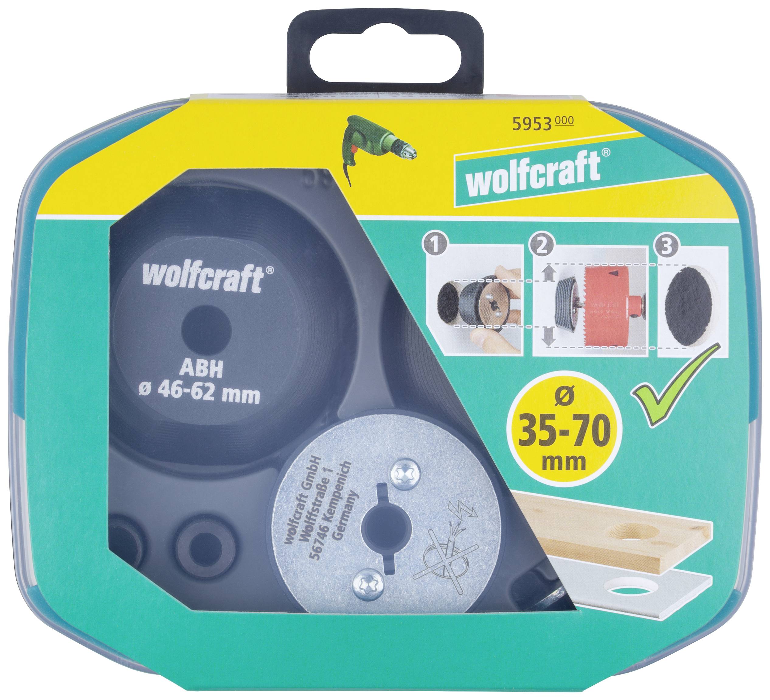 Wolfcraft 5953000 Hole opener 7-piece 1 pc(s)