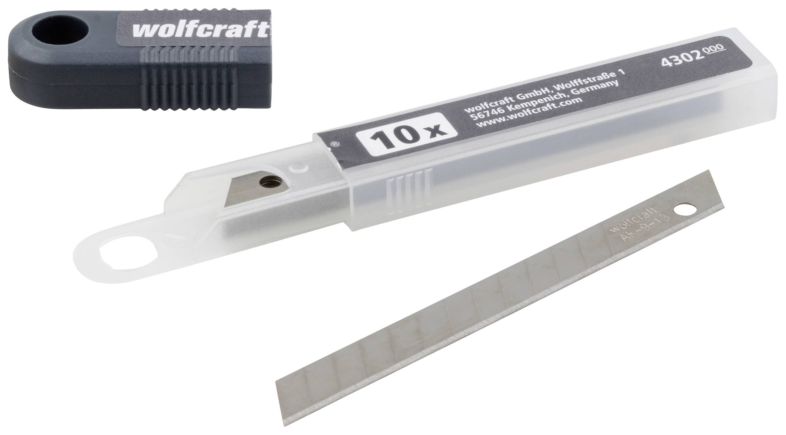 Wolfcraft 4302000 Break-off blades 9 mm 10 pc(s)