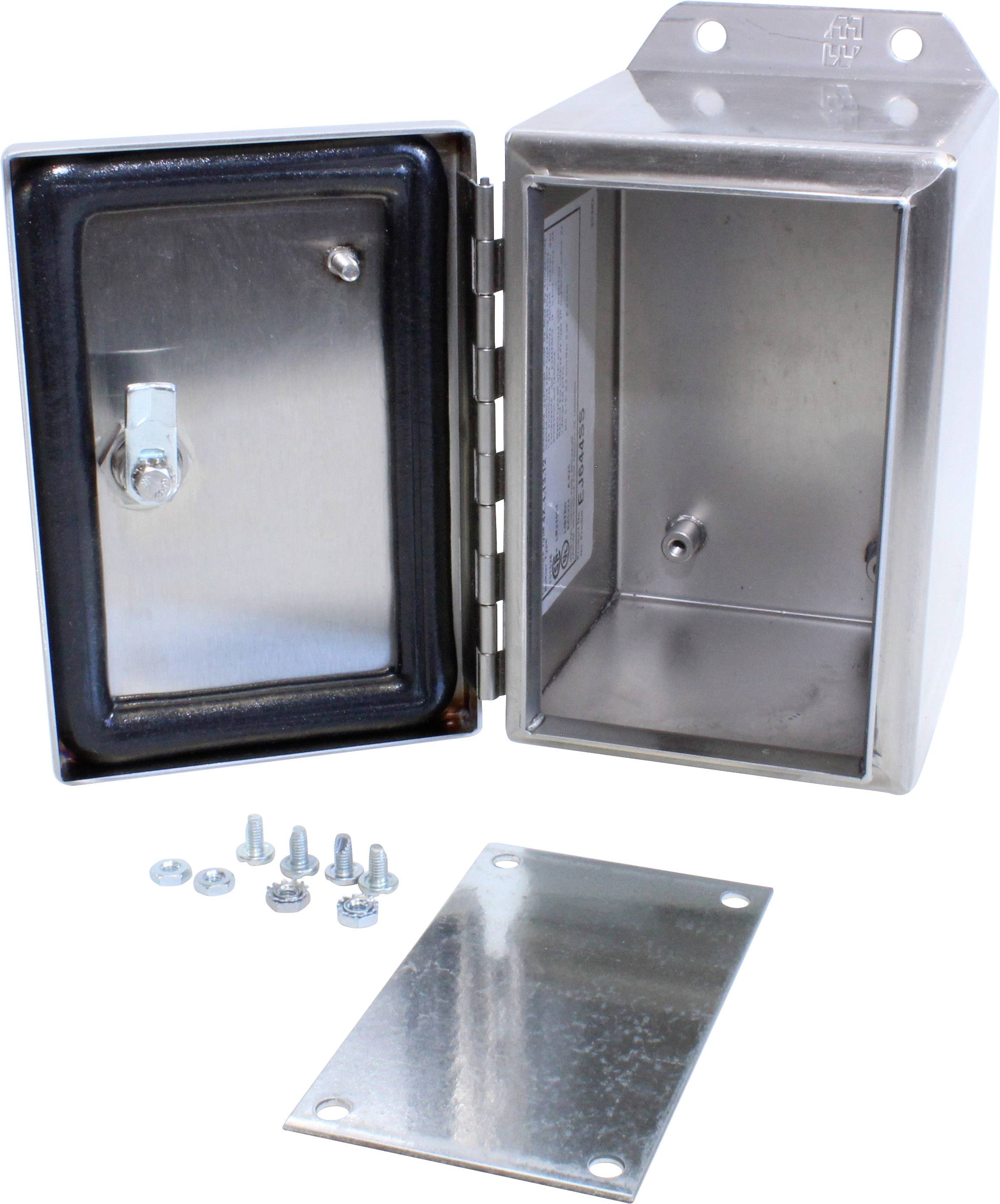 Hammond Electronics Wall-mount enclosure 152 x 102 x 102 Stainless steel Stainless steel 1 pc(s)