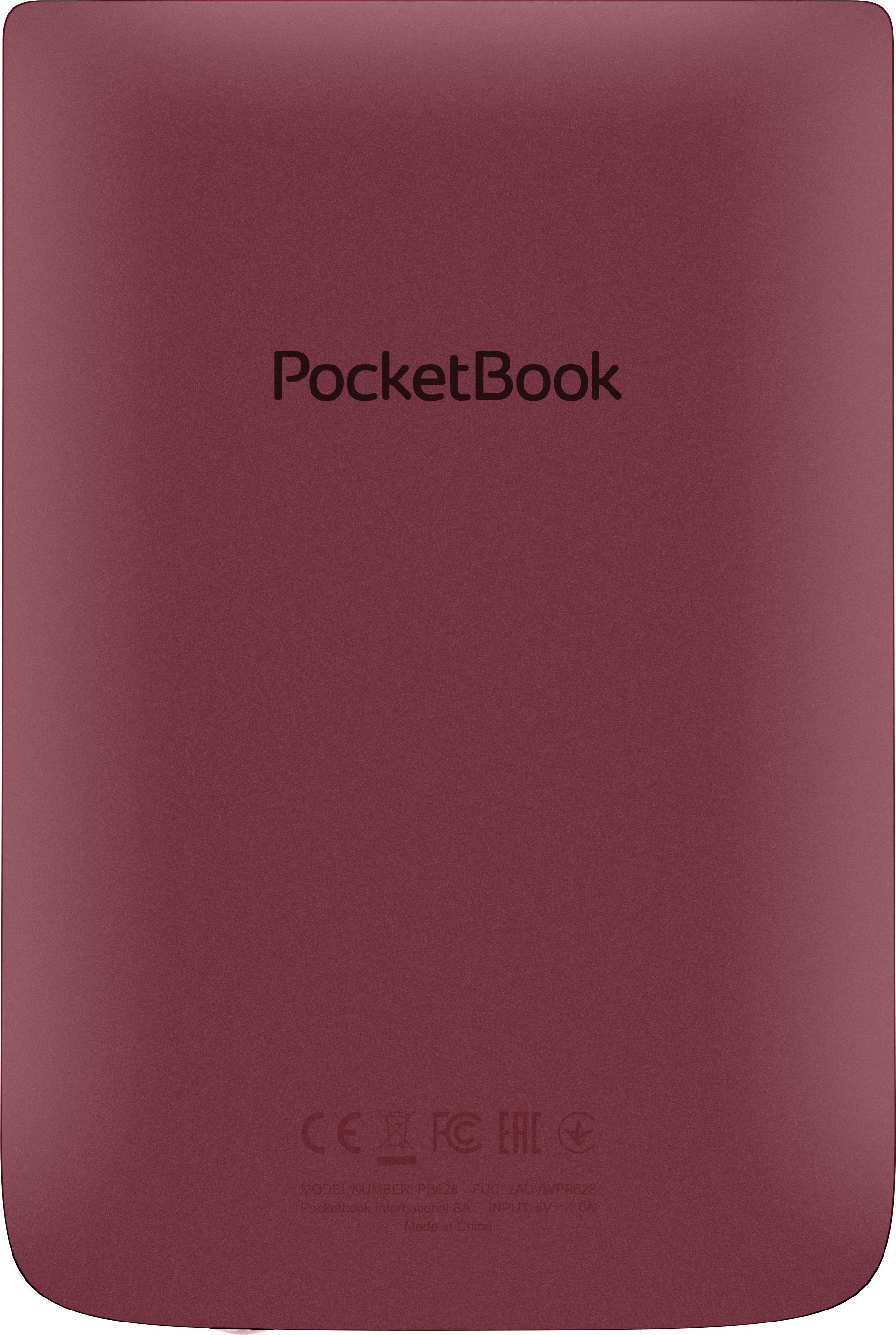 PocketBook Touch Lux 5 RubyRed eBook reader 15.2 cm (6 inch) Ruby, Red