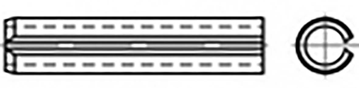 TOOLCRAFT TO-6866454 Adapter sleeves Spring steel 100 pc(s)