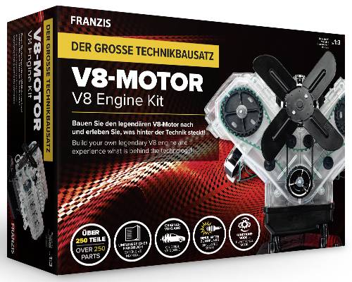 Franzis Verlag V8 Motor 67114 Assembly kit 14 years and over