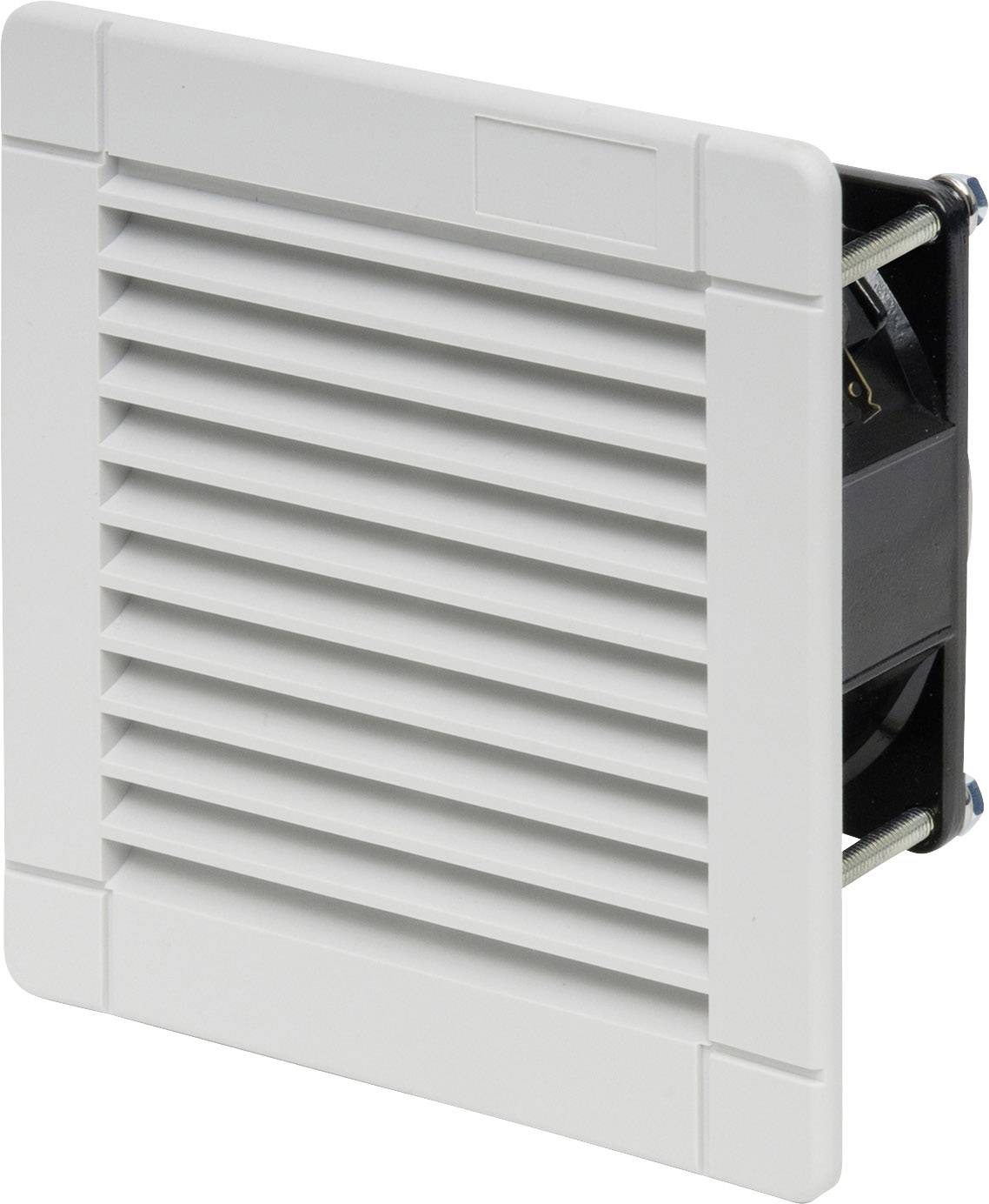 White ventilation grille cover with horizontal louvres, used for air circulation in air conditioning and ventilation systems.