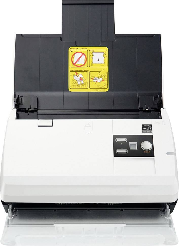 Plustek SmartOffice PN30U Duplex document scanner 216 x 5080 mm 600 x 600 dpi 30 pages/min RJ45, USB A (USB 2.0)