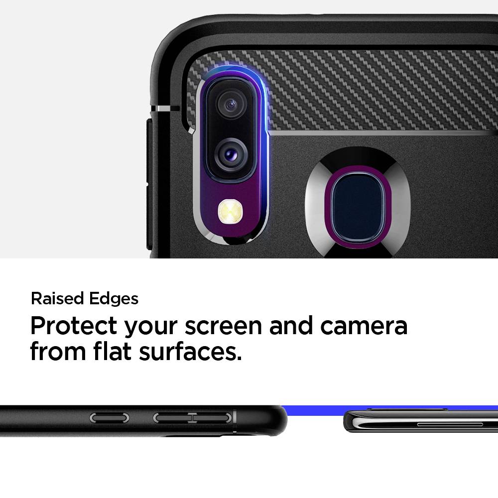 Spigen Rugged Armor Case Samsung Galaxy A40 Matt black