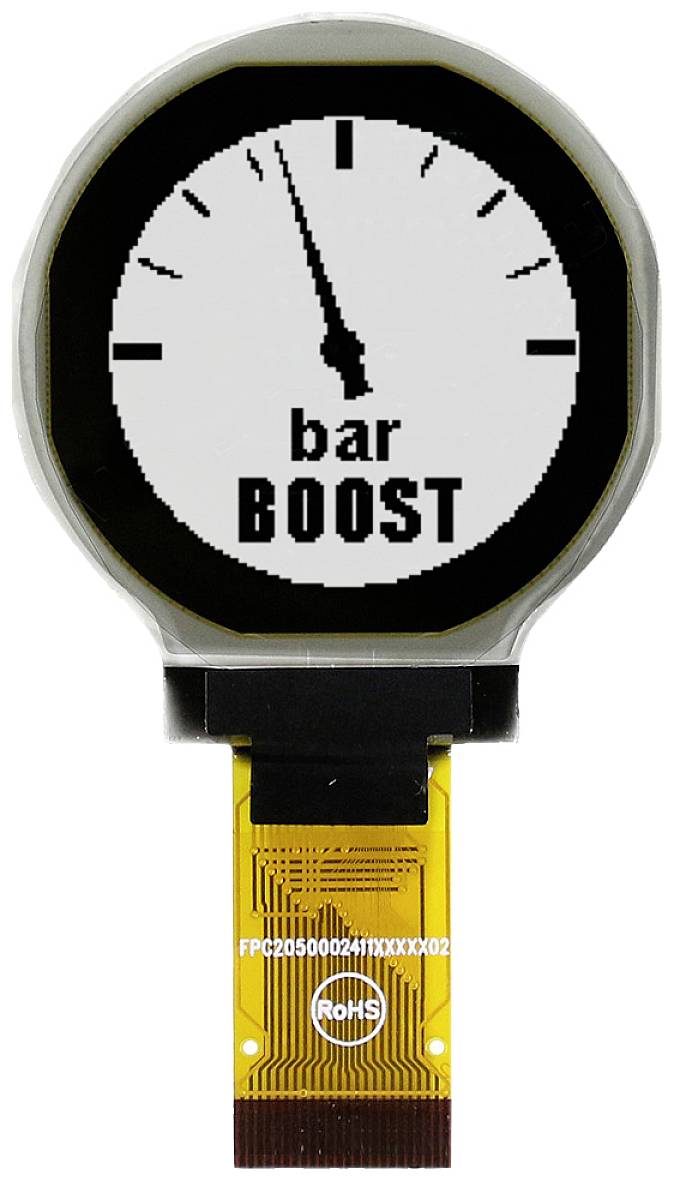 DISPLAY VISIONS OLED screen (W x H x D) 36.9 x 41.2 x 2.1 mm