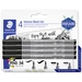 Staedtler Colour pen Intense Black 37 BK4-1 Black 1 mm, 2 mm 4 pc(s) Staedtler Colour pen Intense Black 37 BK4-1 Black 1 mm, 2 mm 4 pc(s)