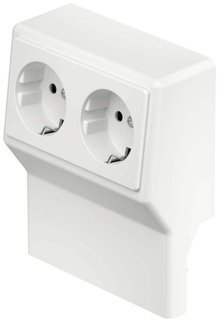 6132245 Skirting board accessories SL 2GT2050 rws Socket module Pure white 1 pc(s)