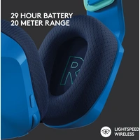 Logitech Gaming G733 LIGHTSPEED Gaming On-ear headset Cordless (1075099) 7.1 Surround Blue Volume control Logitech Gaming G733 LIGHTSPEED Gaming On-ear headset Cordless (1075099) 7.1 Surround Blue Volume control