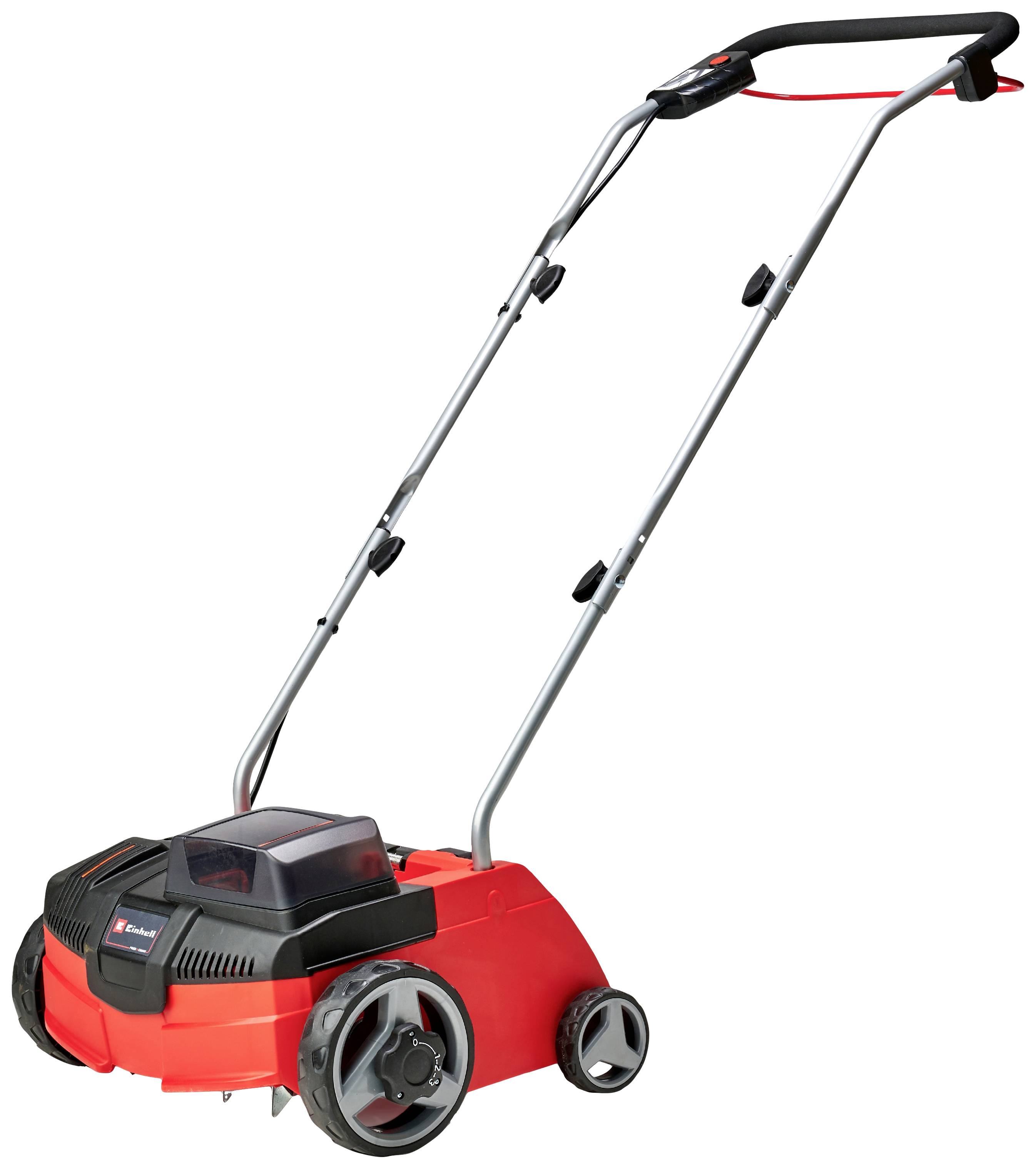 Einhell GC-SC 36/31 Li – Solo Power X-Change Li-ion Rechargeable battery Lawn thatcher Rear ejection, Height-adjustable folding