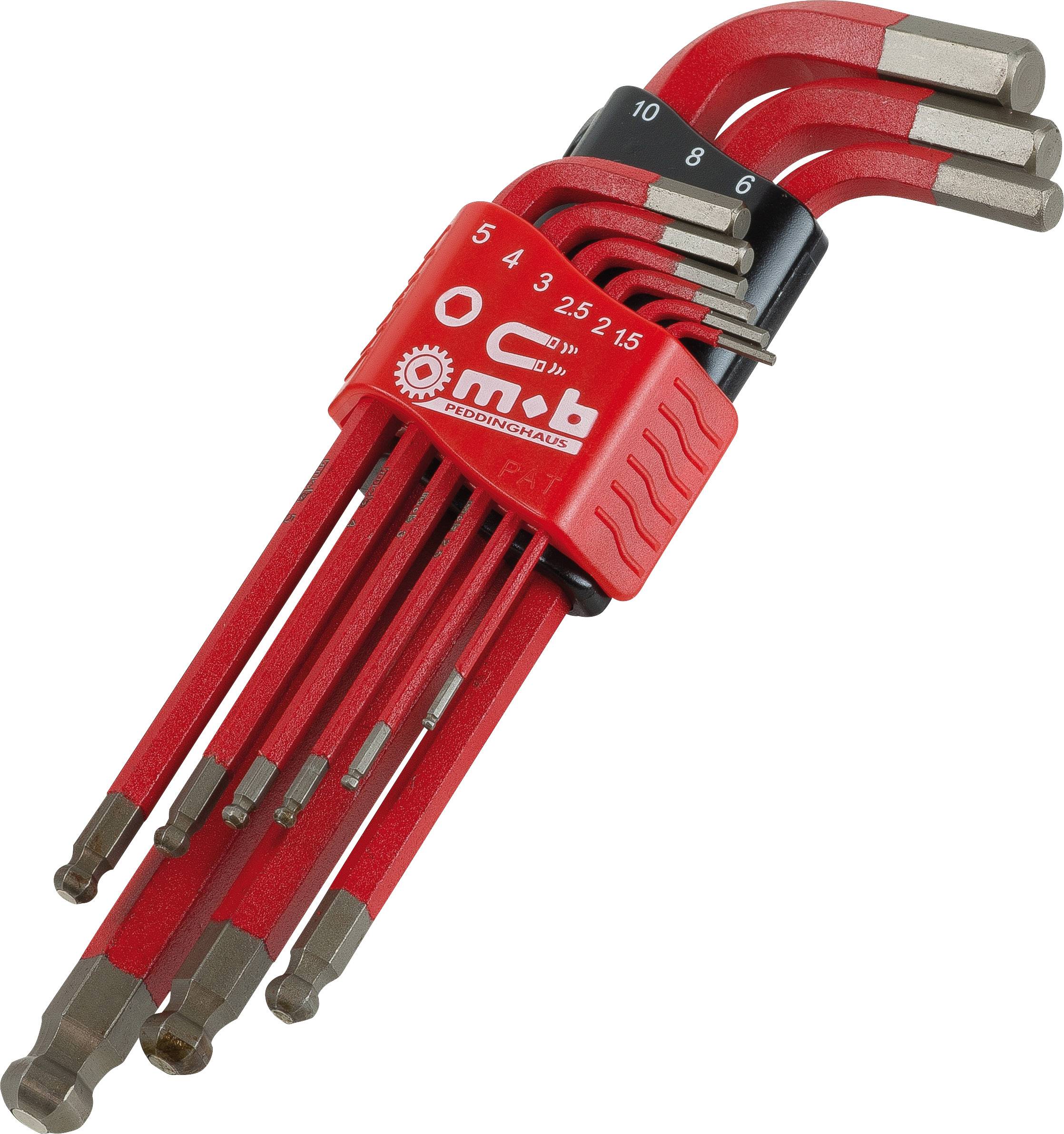 Peddinghaus Allen key set 9-piece