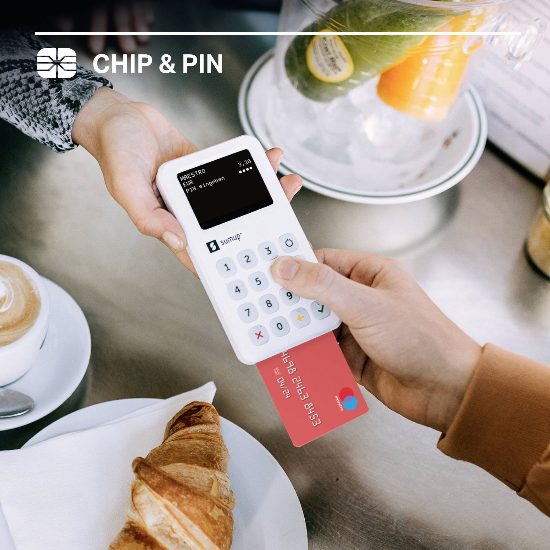 Sumup 3G + Wifi Chip card reader