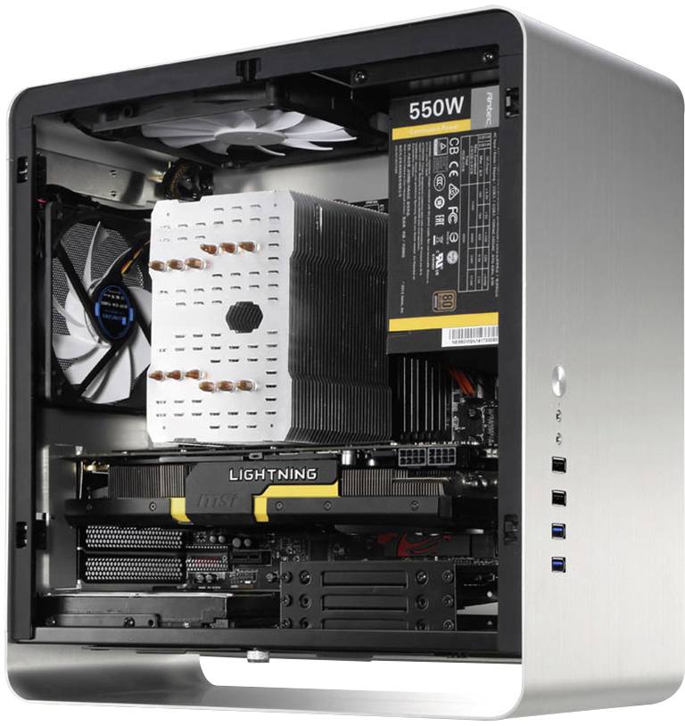 Jonsbo 01.UMX3SR.01 Microtower PC casing, Game console casing Silver