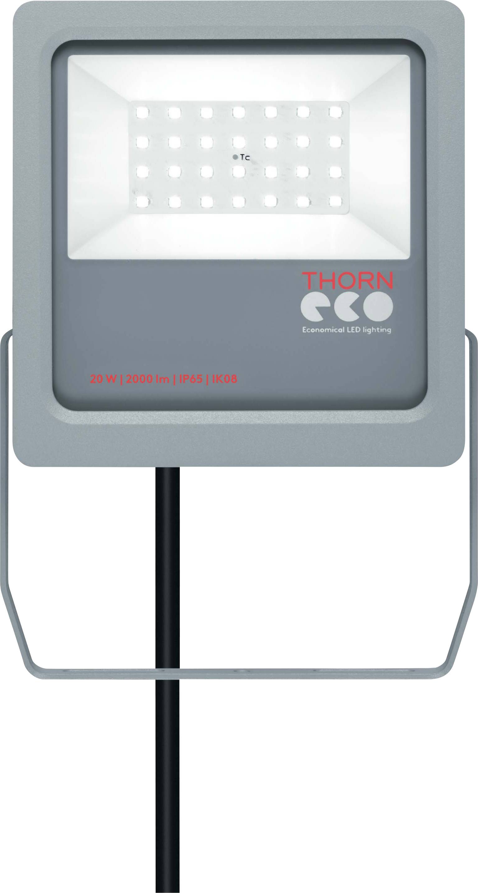 Thorn ECO LEONIE LED floodlight LED (monochrome) 20 W Built-in LED Grey