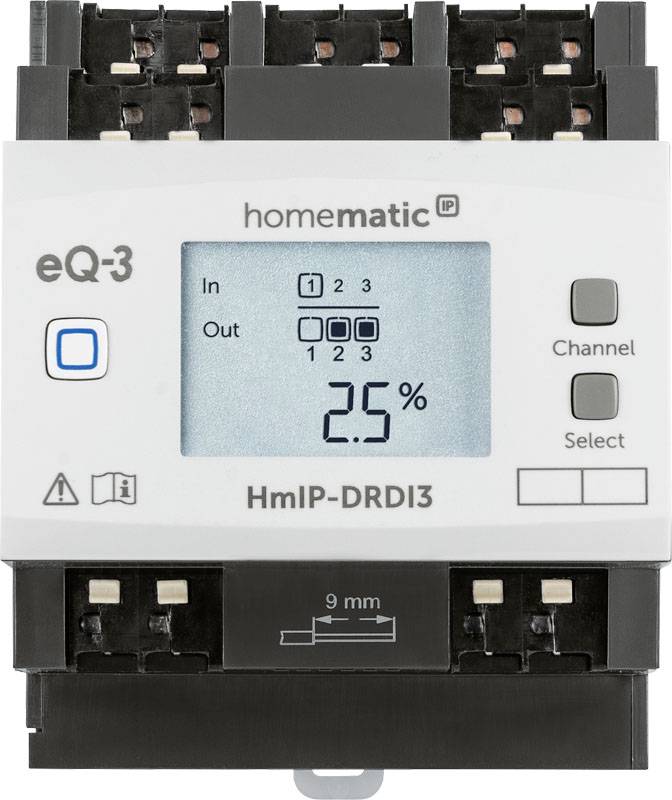 Homematic IP Wireless Dimmer actuator HmIP-DRDI3