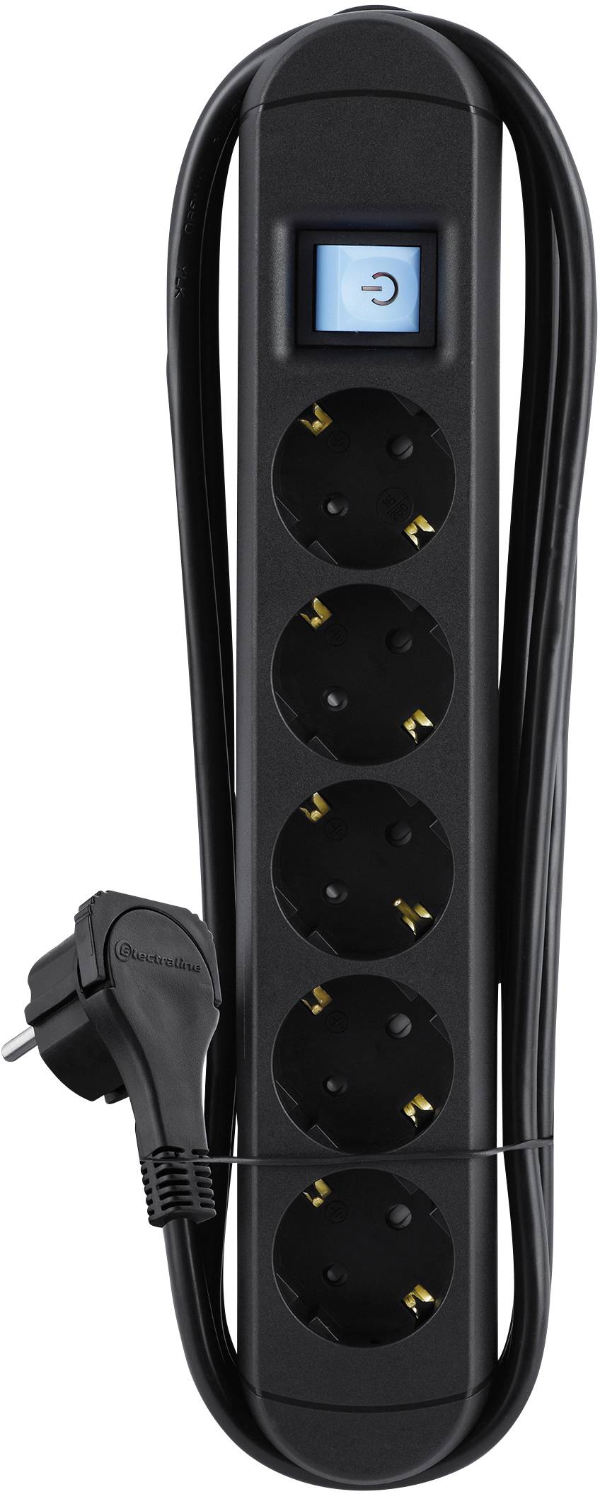 Maxtrack NV 57-2 L Power strip (+ switch) Black PG connector 1 pc(s)